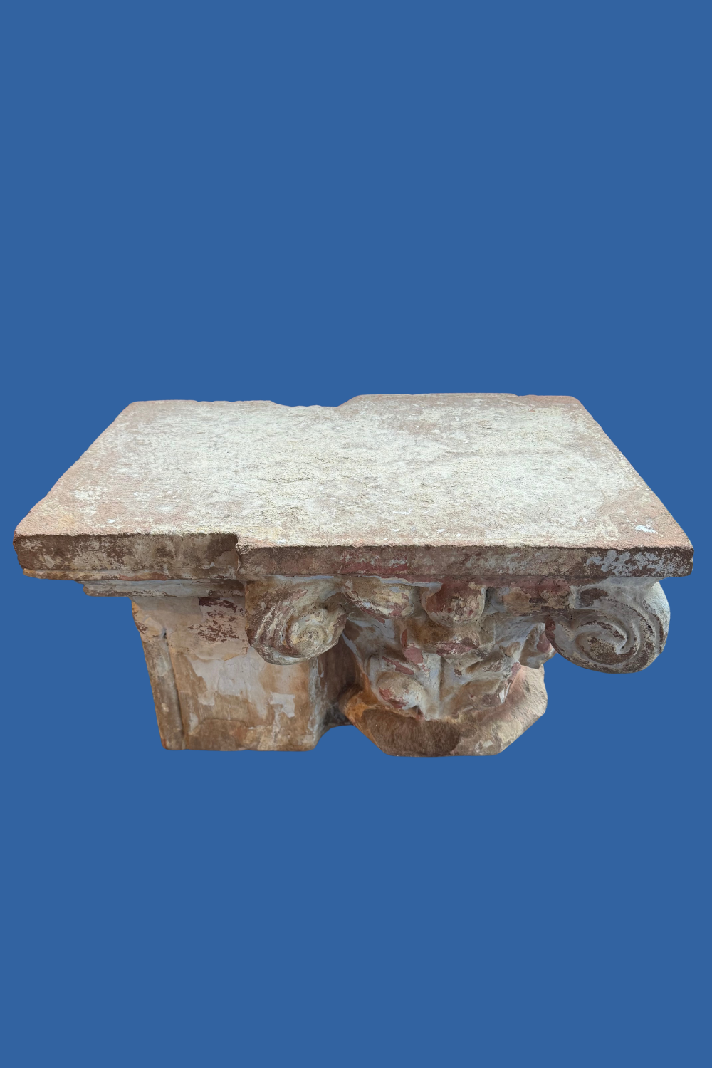 Antique Bentheim Sandstone Capital – Statement Piece or Side Table