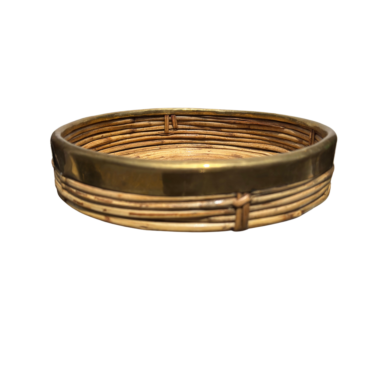 Side profile of round vide-poche tray